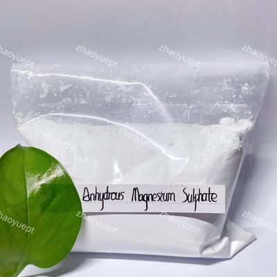 Λευκή άνυδρή θειική άλατα μαγνησίου CAS 7487-88-9 Διαλυτή στο νερό